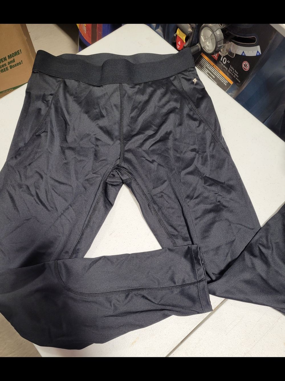 Women’s Black Performance Track Joggers with Elastic Waist - Picture 1 of 4